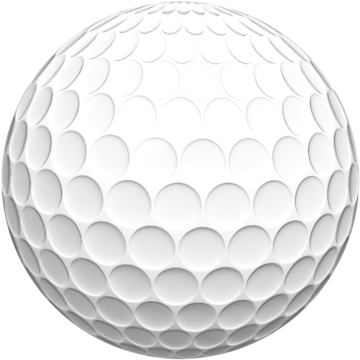 White golf ball