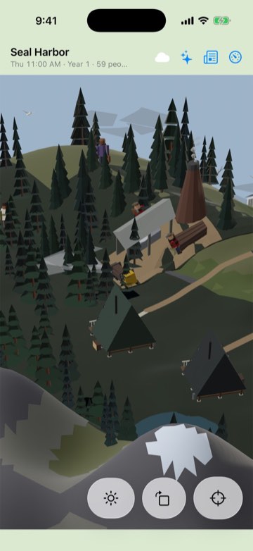 The sawmill and its teepee burner
