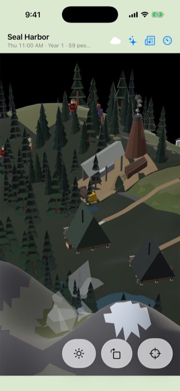 The sawmill and its teepee burner