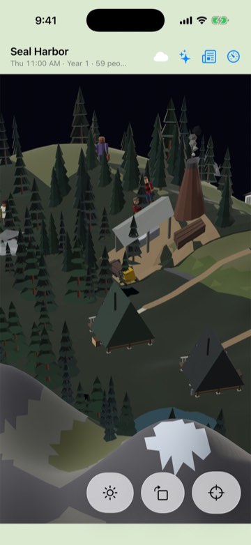 The sawmill and its teepee burner