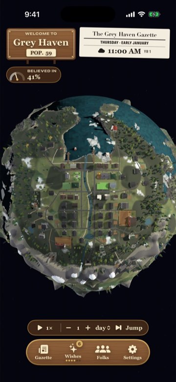 The whole planet from the home view