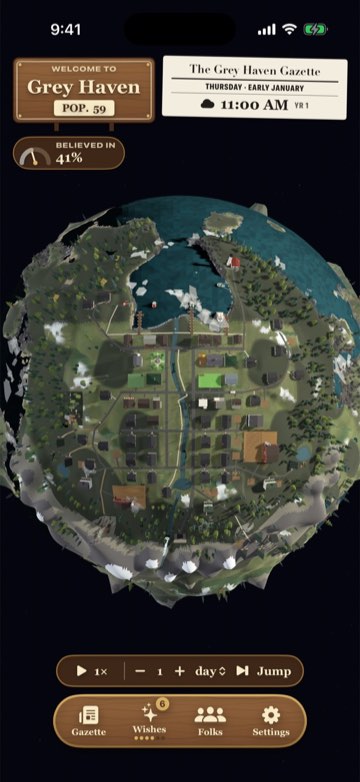 The whole planet from the home view
